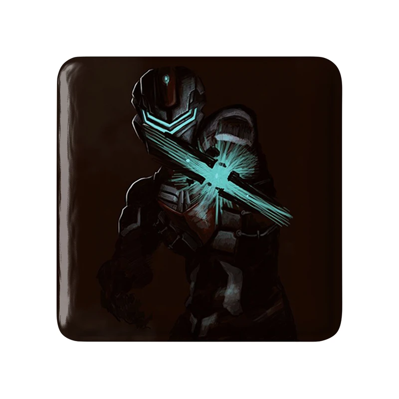 مگنت خندالو طرح بازی دد اسپیس (Dead Space) مدل مربعی کد 35030