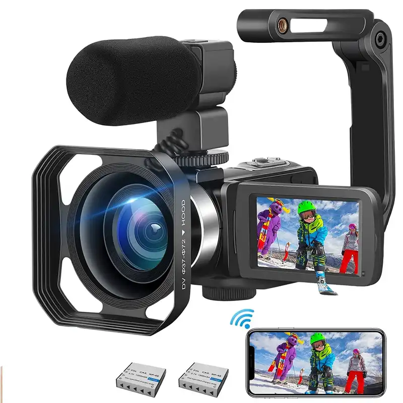 دوربین فیلم برداری مدل 4K WiFi Digital 48MP Vlogging