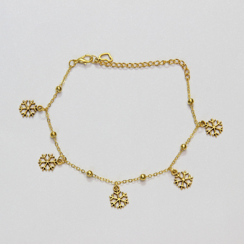 پابند زنانه مدل برف کد HN1627 پابند زنانه مدل برف کد HN1627