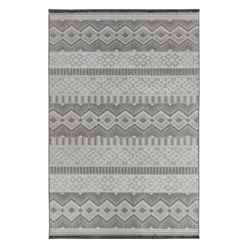 فرش ماشینی 320 شانه زمینه طوسی حاشیه طوسی مدل 2352