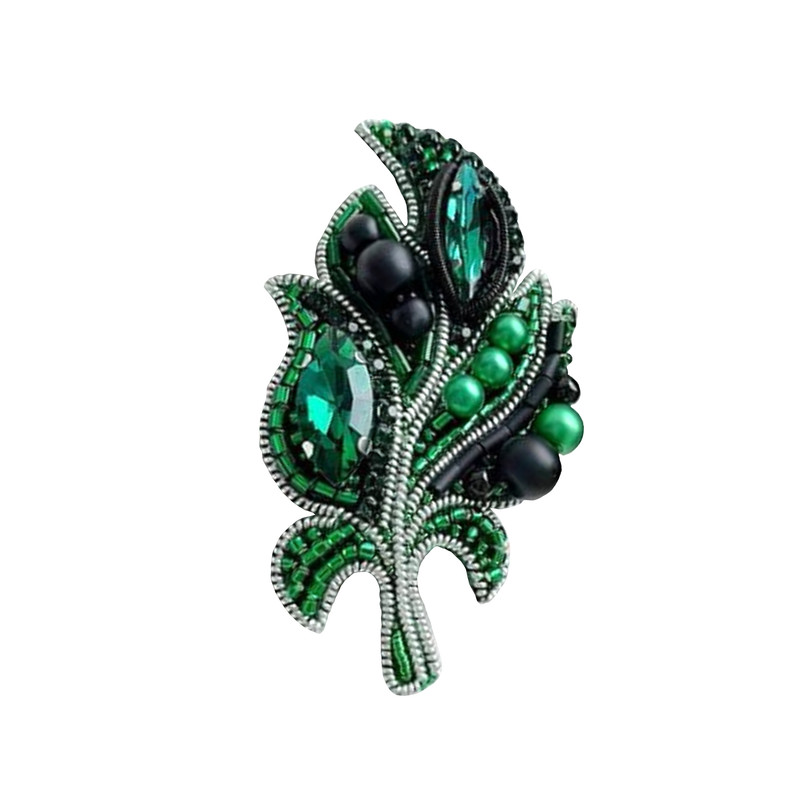 گل سینه زنانه طرح پر کد 5003