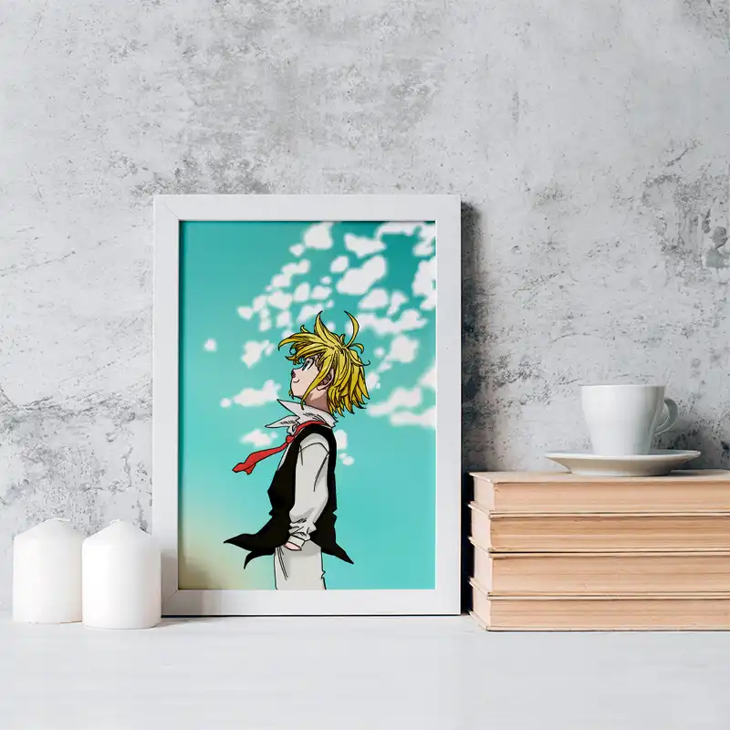 تابلو خندالو مدل ملیوداس انیمه هفت گناه کبیره کد 17546