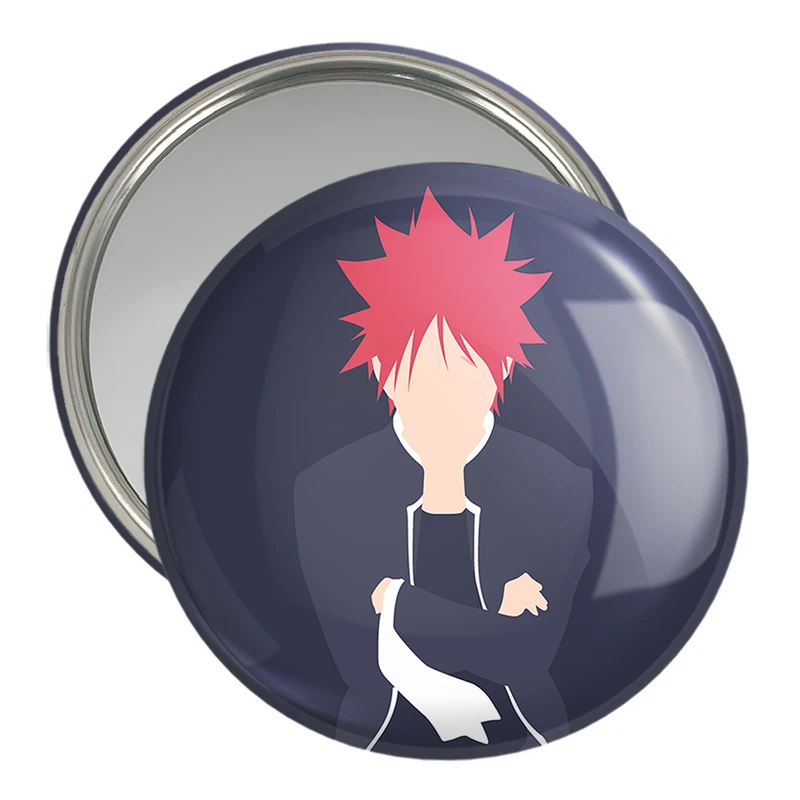 آینه جیبی خندالو مدل سوما انیمه جنگ غذاها Food Wars  کد 16976