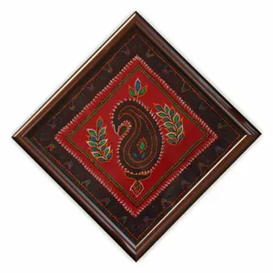 تابلو سوزن دوزی مدل بته جقه  کد 1013