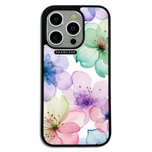 AKAM AMC-WA15PRO-FLOWERS-34 Cover For Apple iPhone 15 Pro