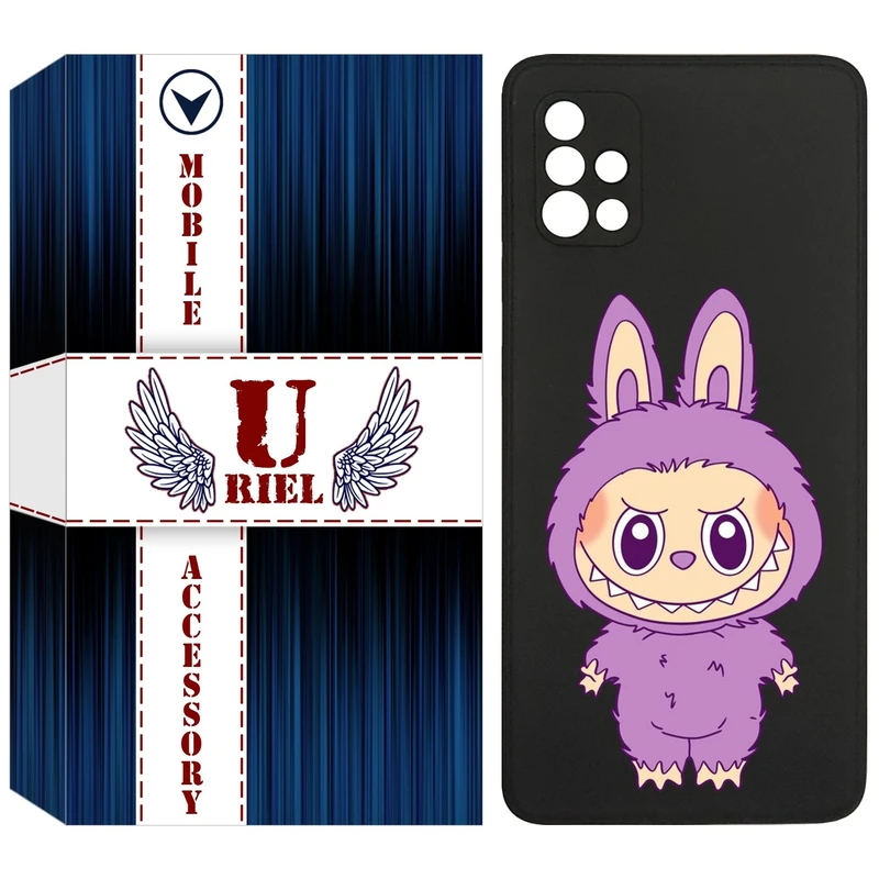 کاور یوریل قاب مدل KSH کد 150 طرح عروسک لبوبو مناسب برای گوشی موبایل سامسونگ Galaxy A51