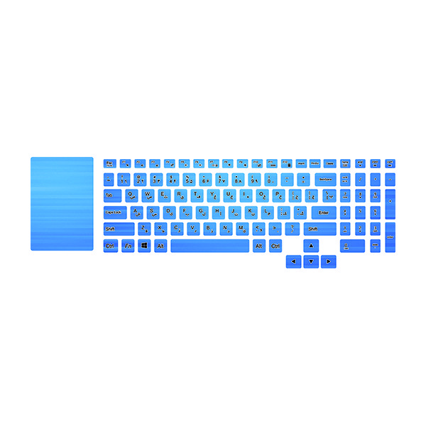 برچسب حروف فارسی کیبورد توییجین و موییجین مدل Blue 01 مناسب برای لپ تاپ لنوو 5 Legion به همراه استیکر تاچ پد
