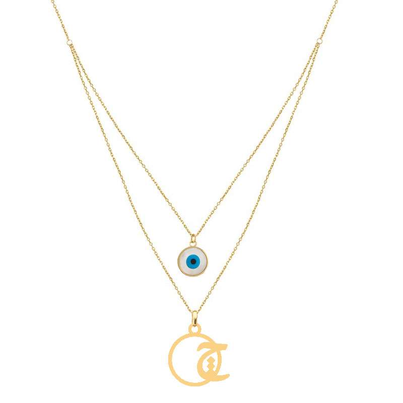 گردنبند طلا 18 عیار زنانه کرابو مدل چ Kr72877 گردنبند طلا 18 عیار زنانه کرابو مدل چ Kr72877