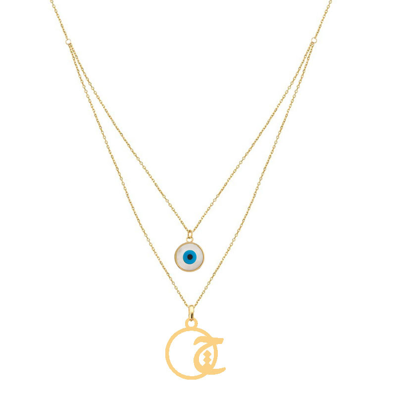 گردنبند طلا 18 عیار زنانه کرابو مدل چ Kr72877 گردنبند طلا 18 عیار زنانه کرابو مدل چ Kr72877