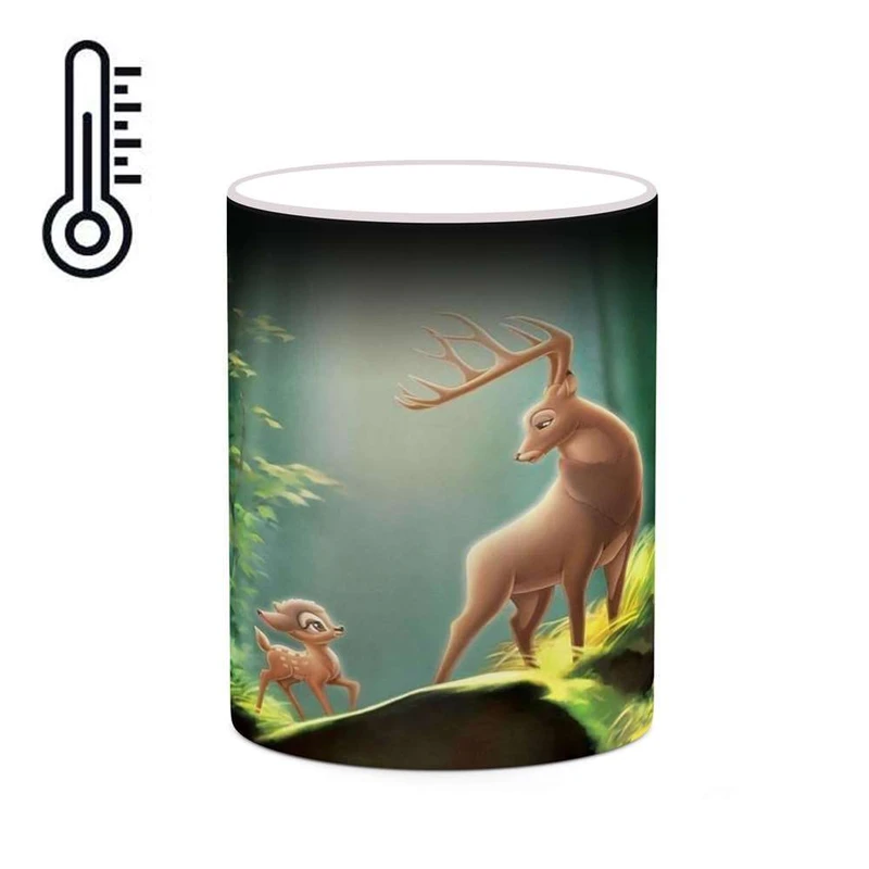 ماگ حرارتی کاکتی مدل کارتون Bambi کد mgh22221