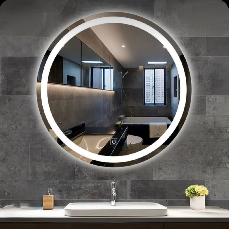 آینه سرویس بهداشتی مدل بک لایت لمسی کد 1008