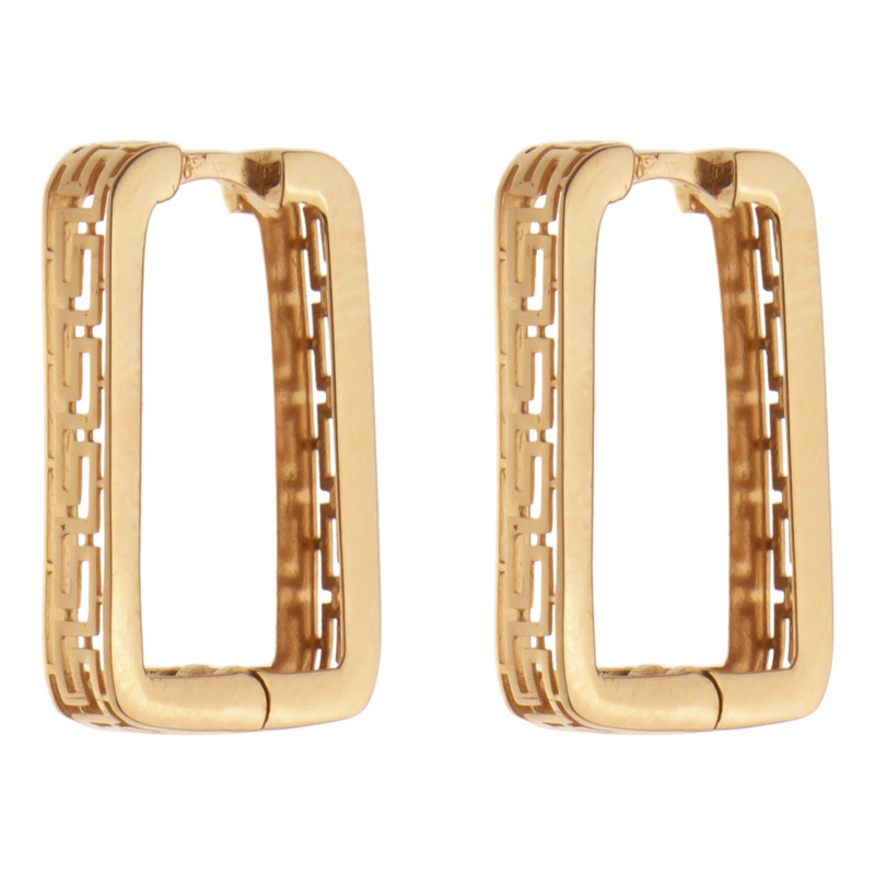 گوشواره حلقه ای طلا 18 عیار زنانه مایا ماهک مدل ME1216