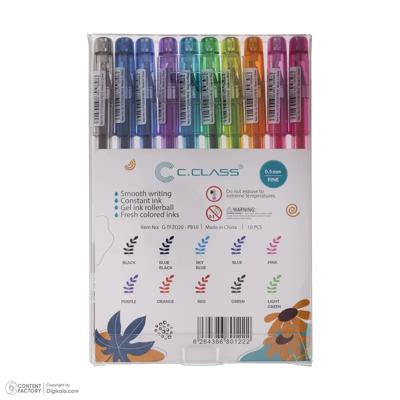 روان نویس سی.کلاس مدل کاندید بسته 10 عددی