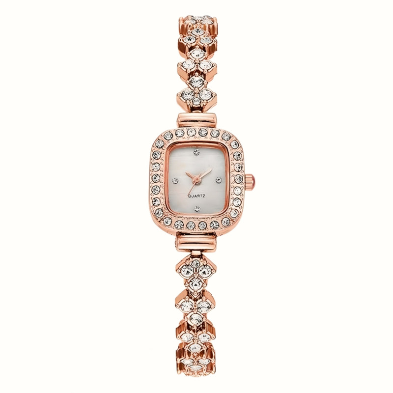 ساعت مچی عقربه ای زنانه مدل رویال نگین دار 3 ساعت مچی عقربه ای زنانه مدل رویال نگین دار 3