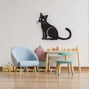 استیکر دیواری کودک مدل گربه
