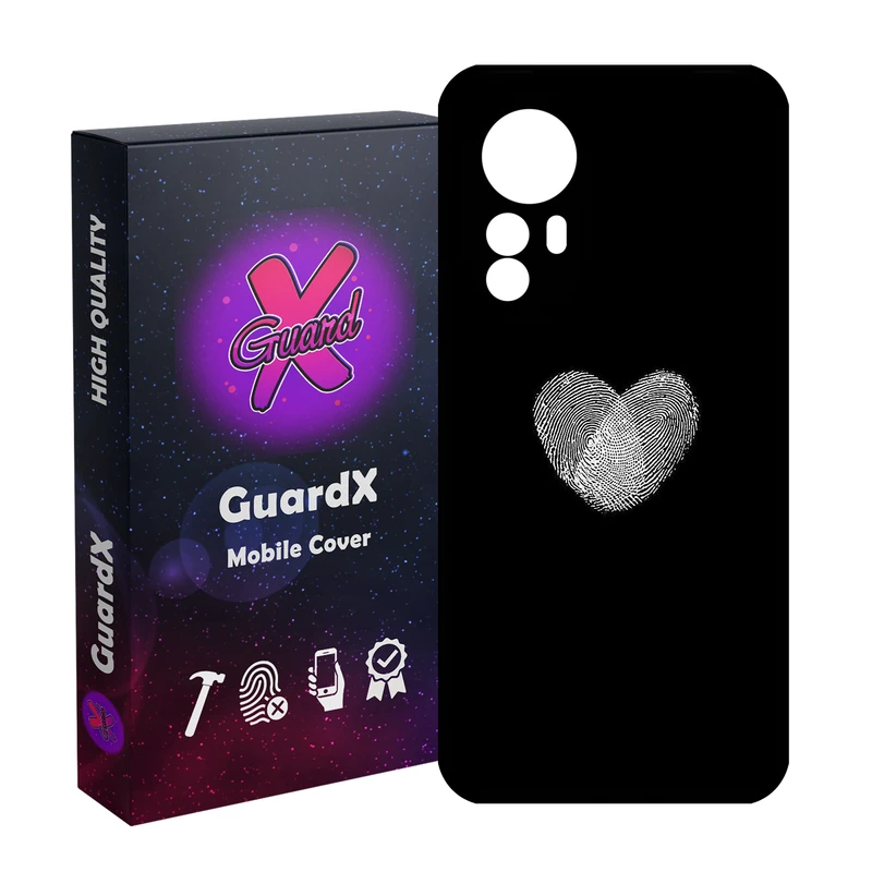 کاور گارد ایکس طرح اثر انگشت مدل Glass10727 مناسب برای گوشی موبایل شیائومی Redmi Note 12S