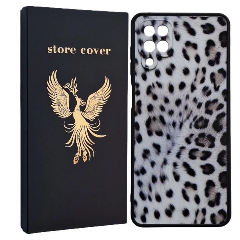  کاور استور کاور طرح پلنگی مدل A12 مناسب برای گوشی موبایل سامسونگ Galaxy A12 / M12