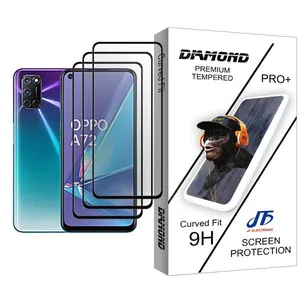JF Diamond Glass MIX003 Screen Protector For Oppo A72 Pack Of 3