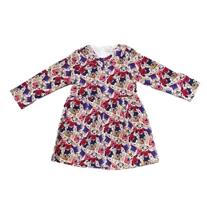 پیراهن دخترانه مدل لینن