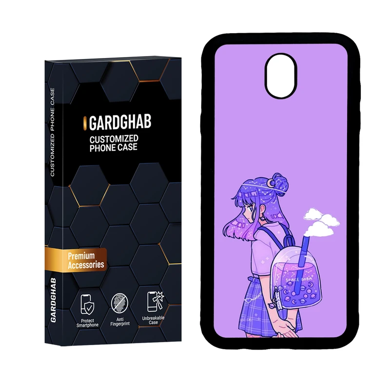 کاور گارد قاب مدل دور ژله ای دخترانه مناسب برای گوشی موبایل سامسونگ Galaxy J7 Pro
