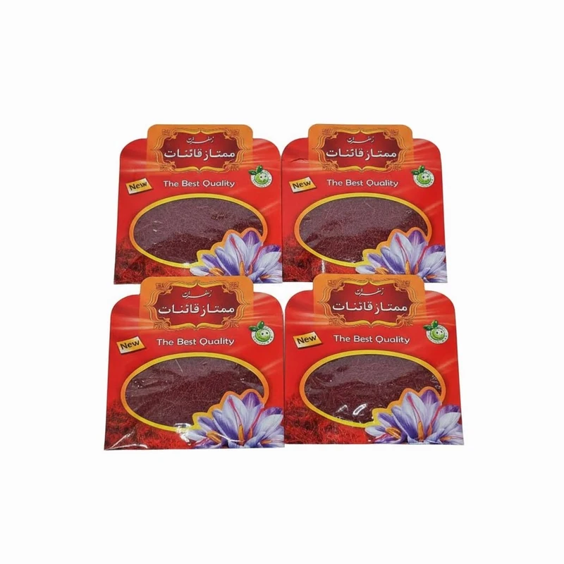 زعفران قائنات ممتاز - 4.608 گرم بسته 4 عددی