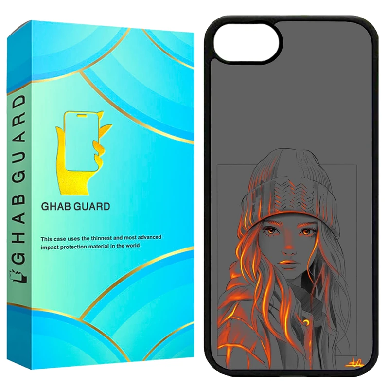 کاور قاب گارد طرح دخترانه مدل G16E مناسب برای گوشی موبایل اپل iPhone 16e