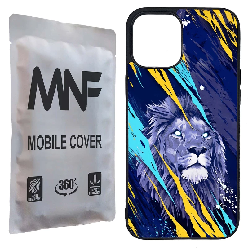 کاور ام ان اف طرح Lion کد P-228 مناسب برای گوشی موبایل اپل iPhone 12 Pro Max