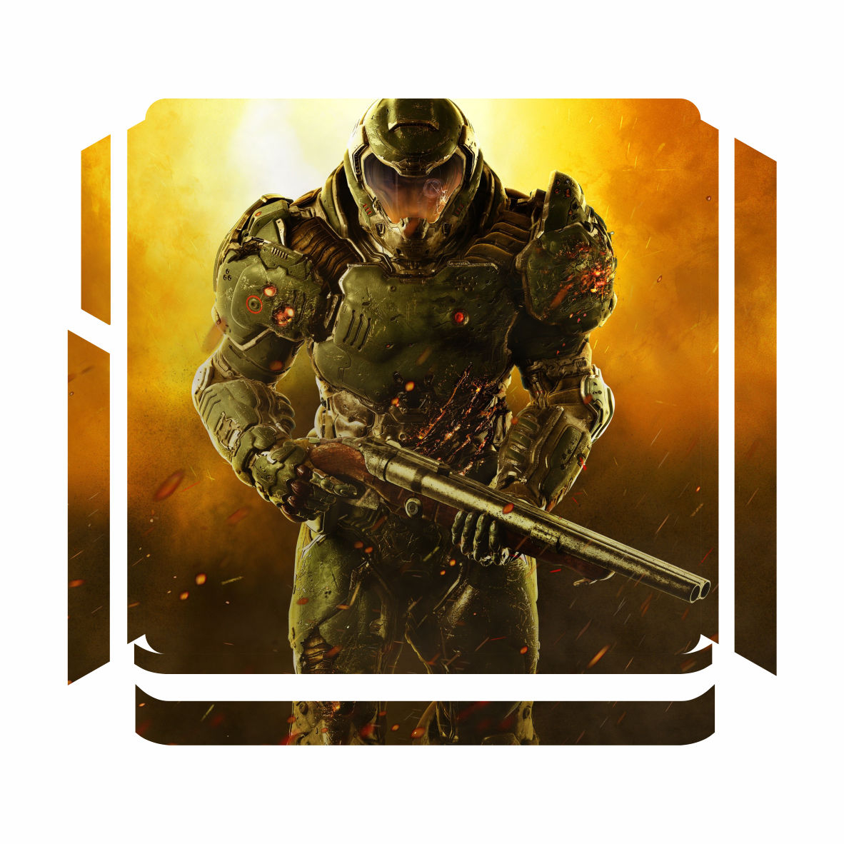 برچسب پلی استیشن ۴ اسلیم مدل Doom