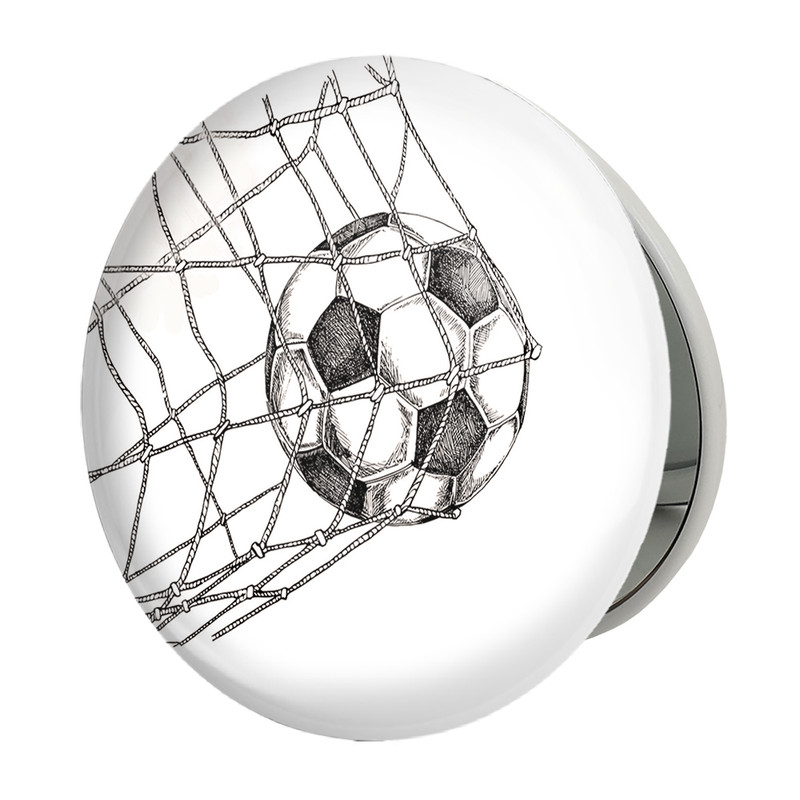 آینه جیبی خندالو طرح فوتبال Football مدل تاشو کد 25968 