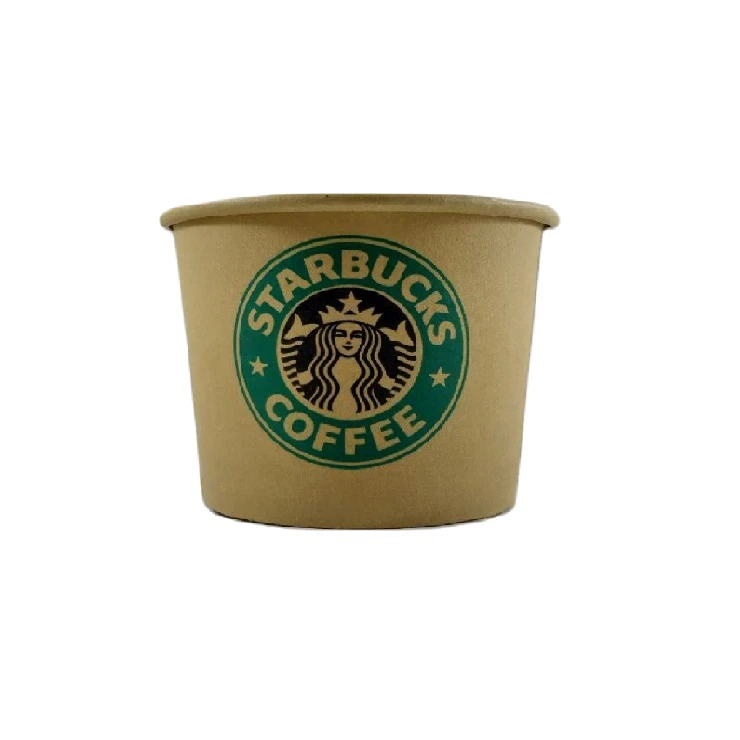 لیوان یکبار مصرف مدل كاغذي كرافت بسته 300 عددي