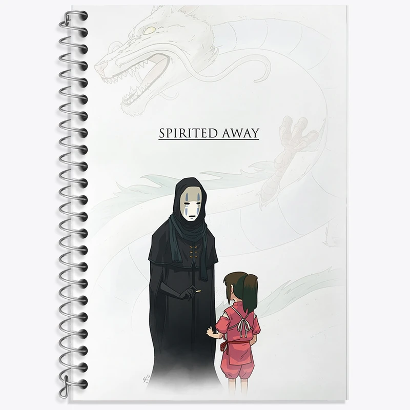 دفتر لغت 50 برگ خندالو طرح انیمه شهر اشباح (Spirited Away) کد F350