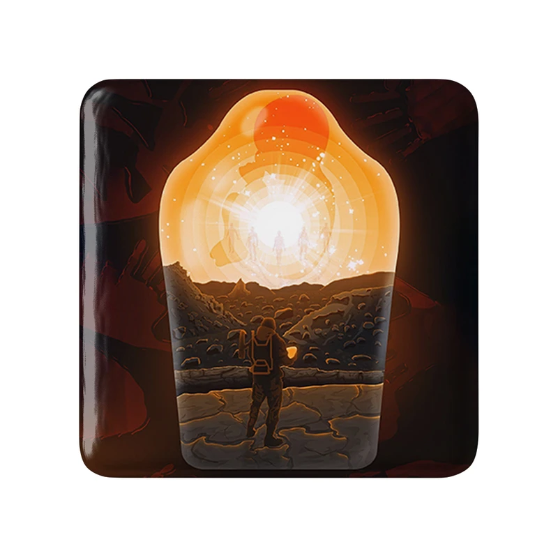 مگنت خندالو طرح بازی دث استرندینگ (Death Stranding) مدل مربعی کد 35165