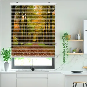  پرده زبرا زیو مدل L5051 سایز 150x280 سانتی متر