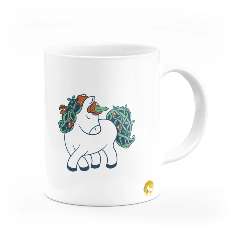 ماگ هومرو طرح یونیکورن اسب تک شاخ مدل MG9562