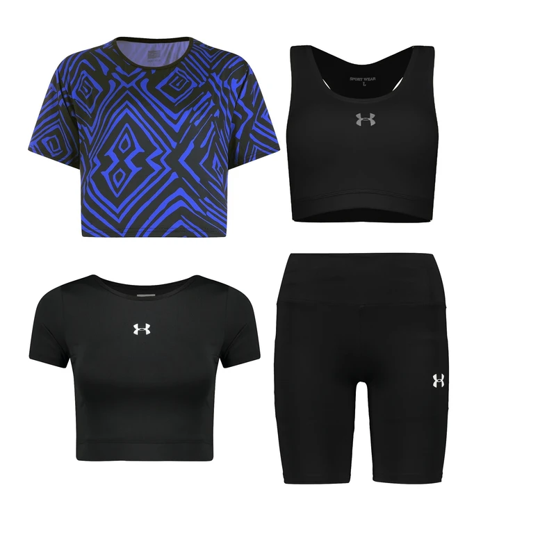 ست چهار تکه لباس ورزشی زنانه مدل 1801-56-66-69