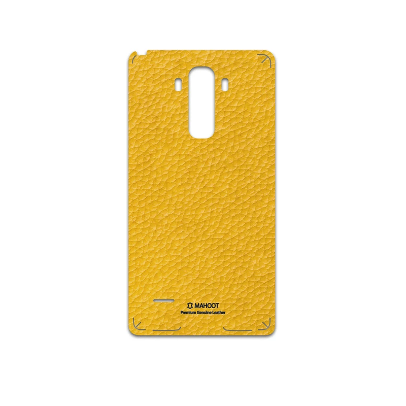 برچسب پوششی ماهوت مدل Mustard-Leather مناسب برای گوشی موبایل ال جی G4 Stylus