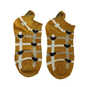 جوراب ساق کوتاه دخترانه مدل خرس-01