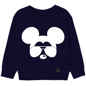 سویشرت دخترانه 27 مدل میکی کد H02 سرمه ای 