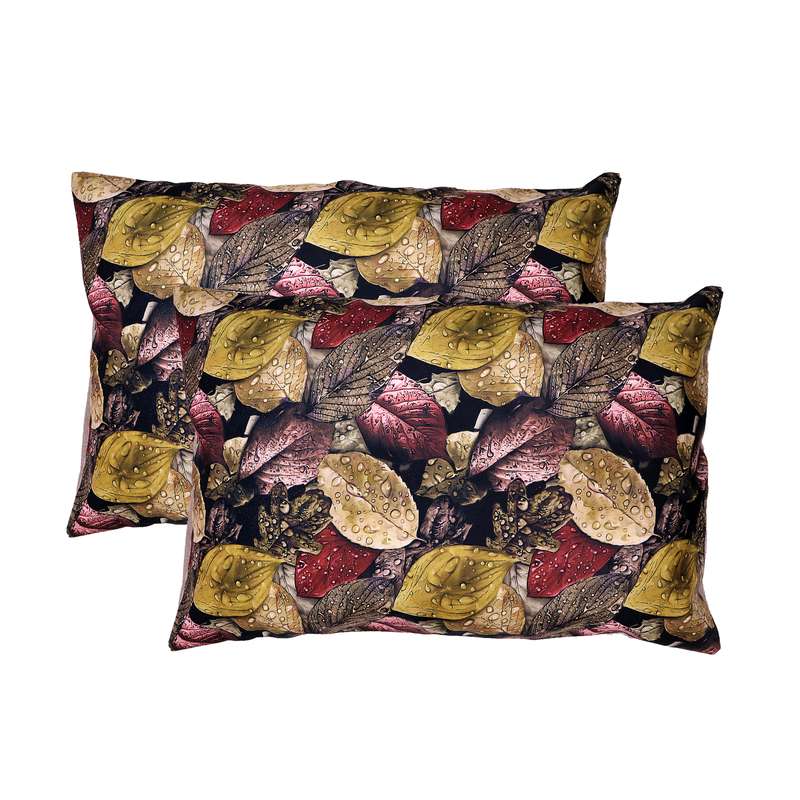 رو بالشی مدل برگی کد 7 بسته دوعددی