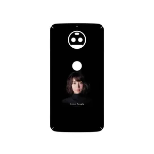 MAHOOT Portrait of an Asian Woman Cover Sticker for Motorola Moto G5S Plus