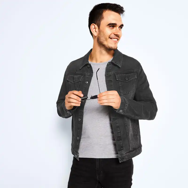 کت جین مردانه لیورجی کد J2023blk