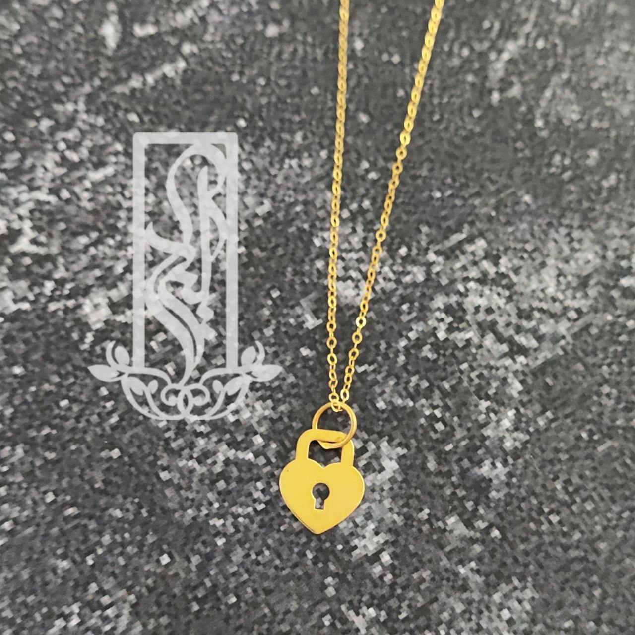 گردنبند طلا 18 عیار زنانه لیردا مدل قفل ngn