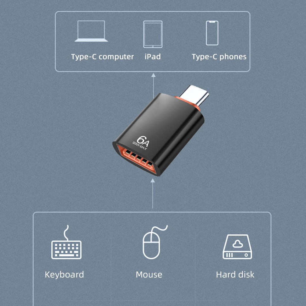 مبدل OTG  USB به USB-C مدل OTG-306