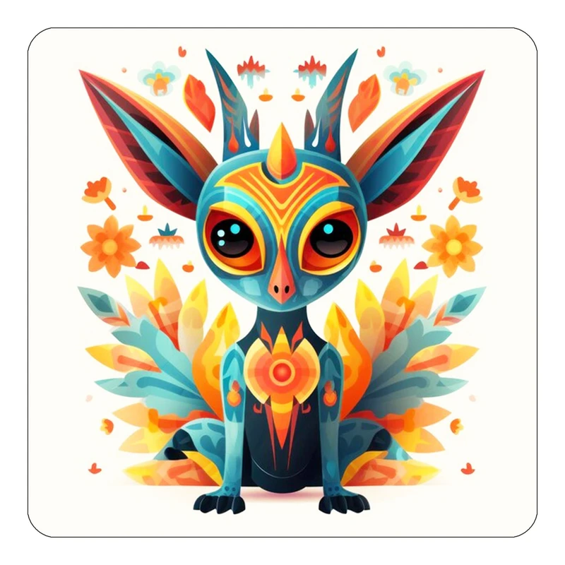 مگنت کاکتی طرح حیوانات رنگی مدل mp25416