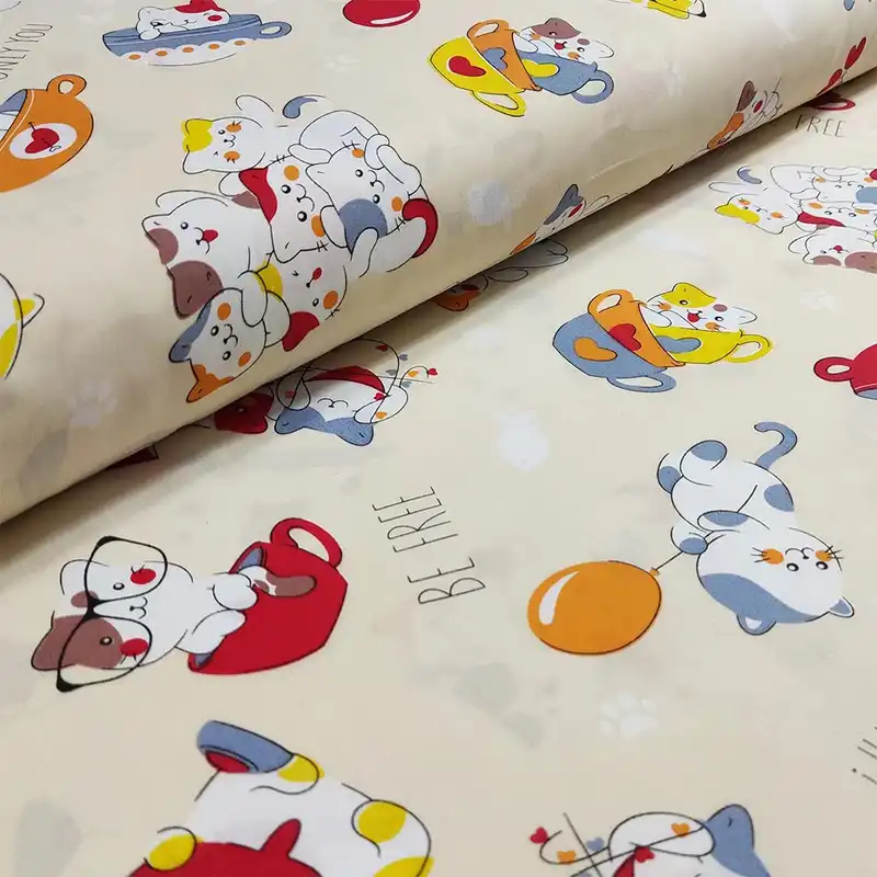 پارچه ملحفه طرح پیشی کد 300