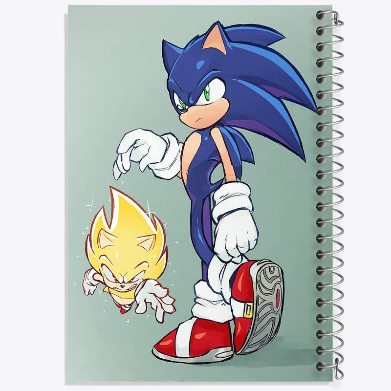 دفتر نت موسیقی 50 برگ خندالو مدل سونیک (Sonic) کد 37042