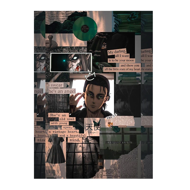 پوستر مدل انیمه Eren Yeager از Attack on titan کد 5