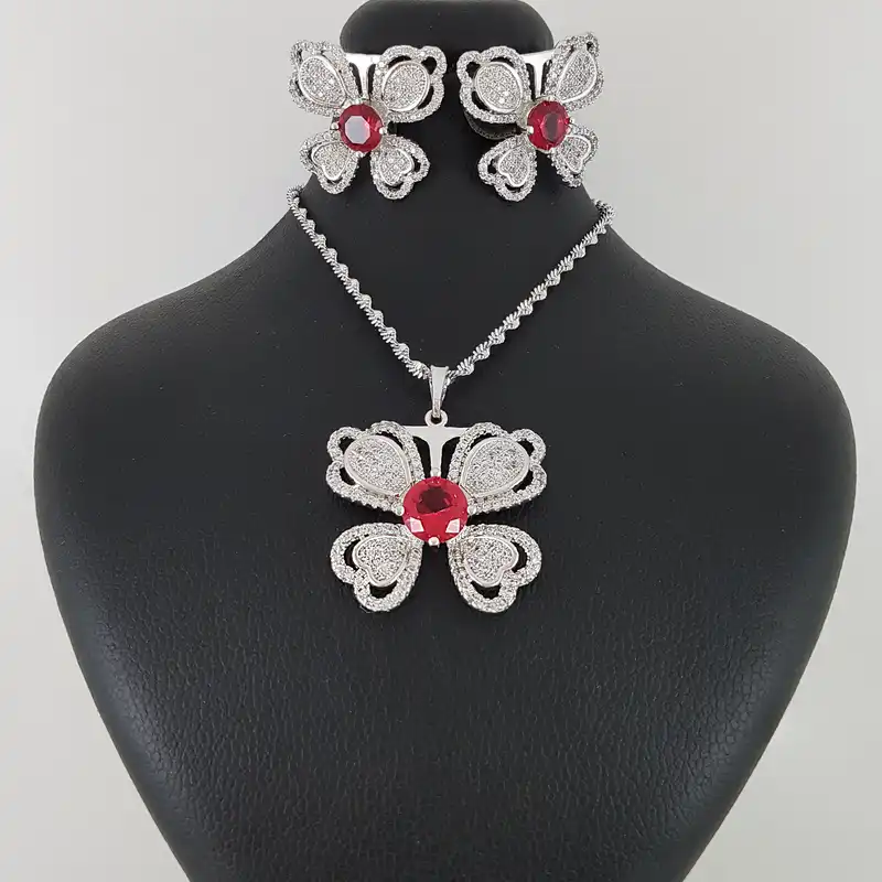 نیم ست زنانه ژوپینگ مدل پروانه