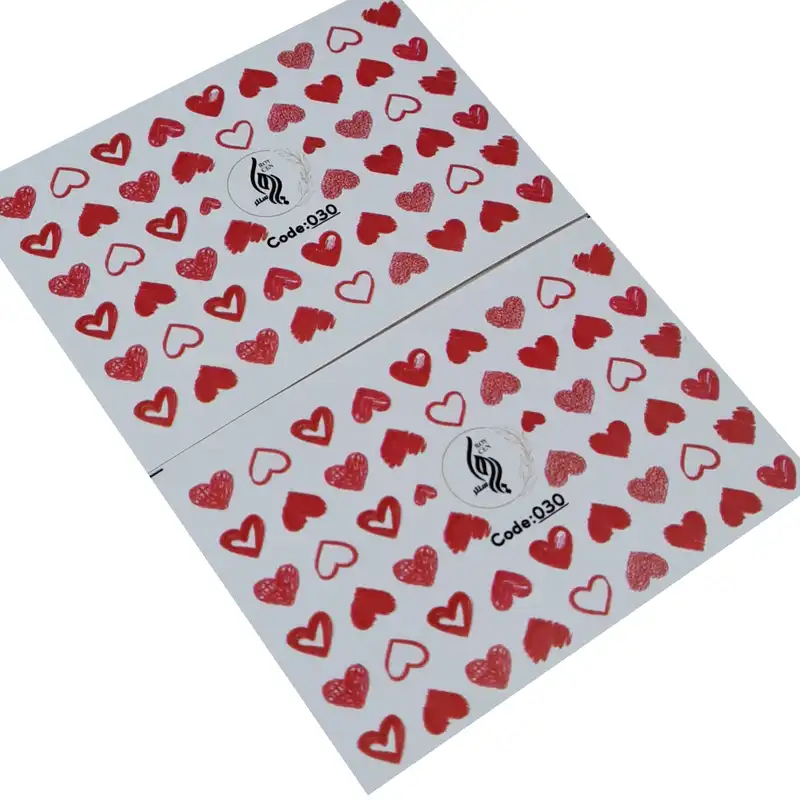 برچسب لنز ناخن رویاسنتر مدل 030 مجموعه 2 عددی