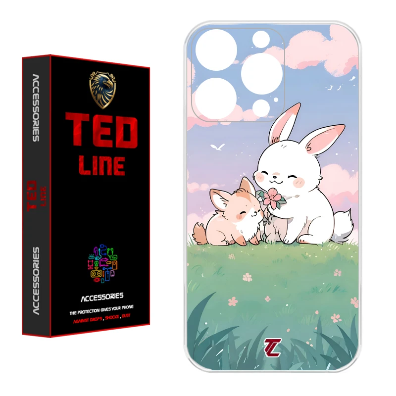 کاور تدلاین طرح خرگوش کد 1184 مناسب برای گوشی موبایل اپل Iphone 16 Pro Max